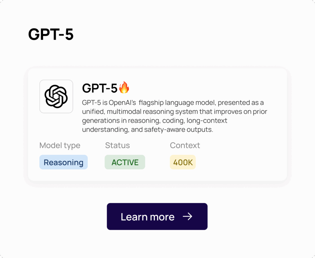 GPT-5 Model Card